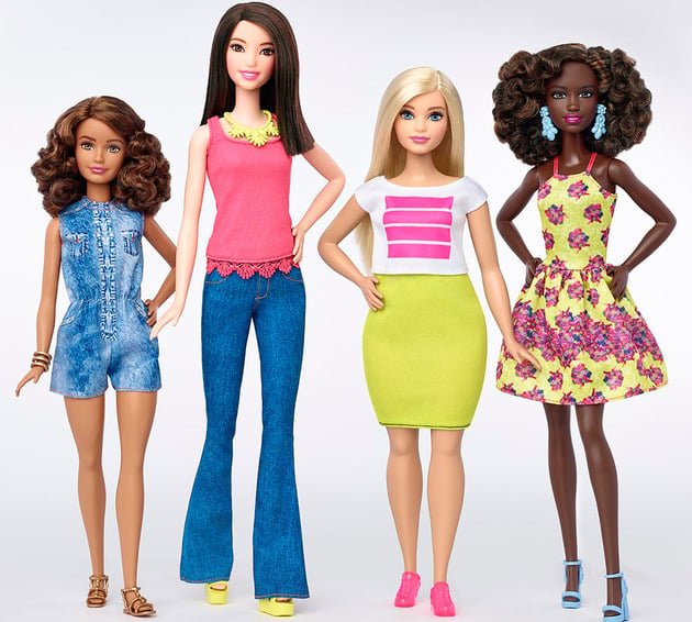 Nueva linea de muñecas de barbie en distintos tonos y colores