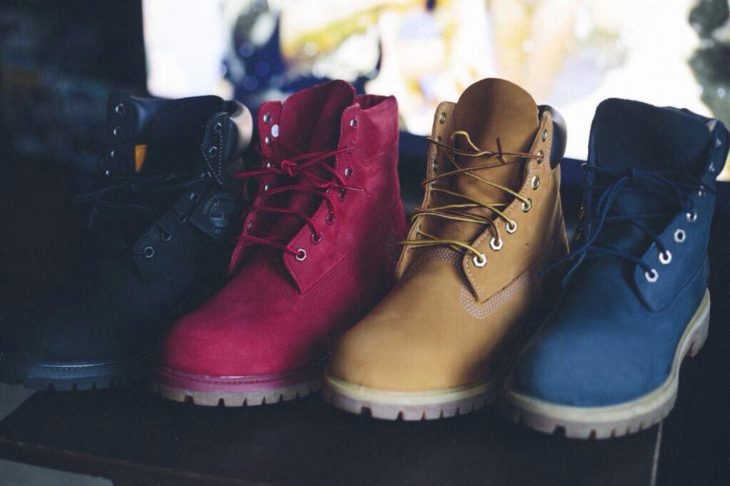 Botas Timberland de diferentes colores 