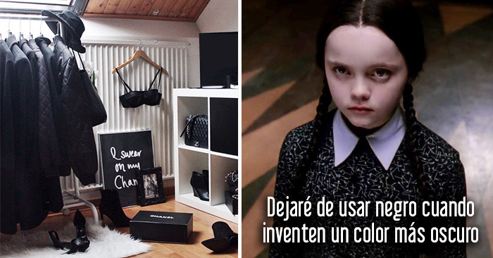 20 Cosas que sólo entenderán las chicas que visten de negro 20 Cosas que sólo entenderán las chicas que visten de negro