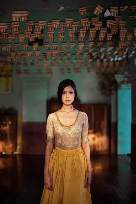 mujer de Myanmar fotografiada por Mihaela Noroc