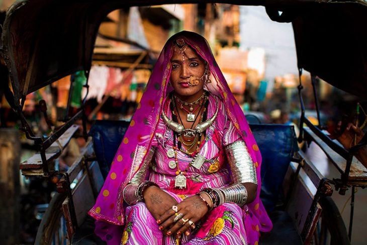 mujer de India fotografiada por Mihaela Noroc