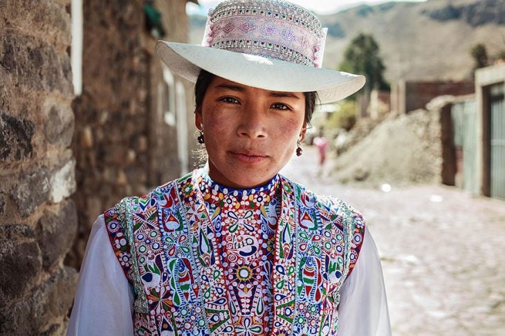 mujer de Perú fotografiada por Mihaela Noroc