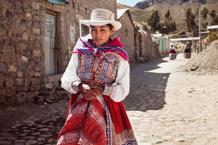 mujer de Perú fotografiada por Mihaela Noroc