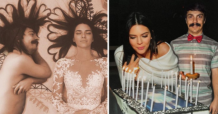 Un hombre edita las fotos de Kendall Jenner para incluirse en ellas de una manera sorprendente e ingeniosa