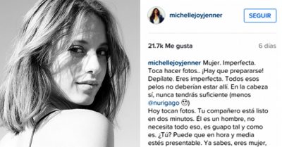 Michelle Jenner critica el estereotipo femenino en una reflexión que todas las mujeres deberíamos leer