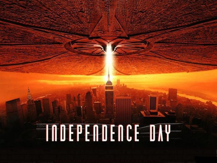Cartel de la película día de la independencia 