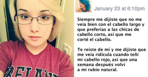 Su novio se burló de su apariencia y entonces ella le escribió esta carta