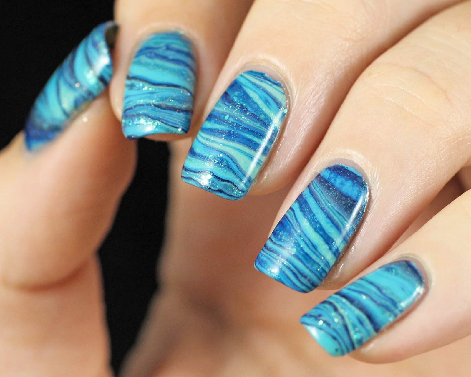 Water Marble Nail Art Designs - wide 6