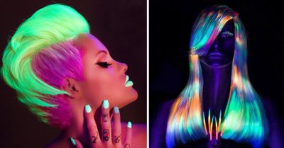 ¡El cabello arcoiris ahora brilla en la oscuridad! La nueva tendencia que está enloqueciendo a Instagram