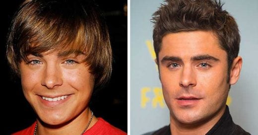 Comparación de como se veían algunas celebridades hace 10 años y como lucen ahora
