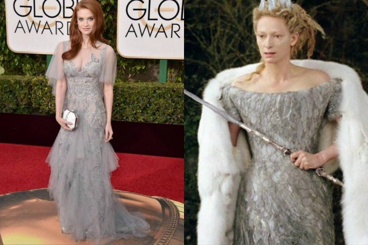 Sarah Heno siendo comparada con la reina blanca de la película Narnia 