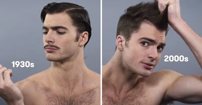 Así es como han cambiado los estándares de belleza masculina en los últimos 100 años
