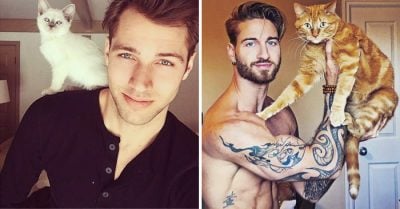 Estos 15 hombres súper sexys y sus gatos están conquistando a todas las mujeres en Instagram