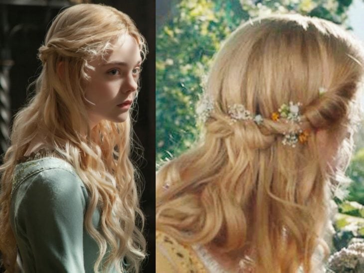 peinados para niñas inspirado en princesa aurora de malefica 