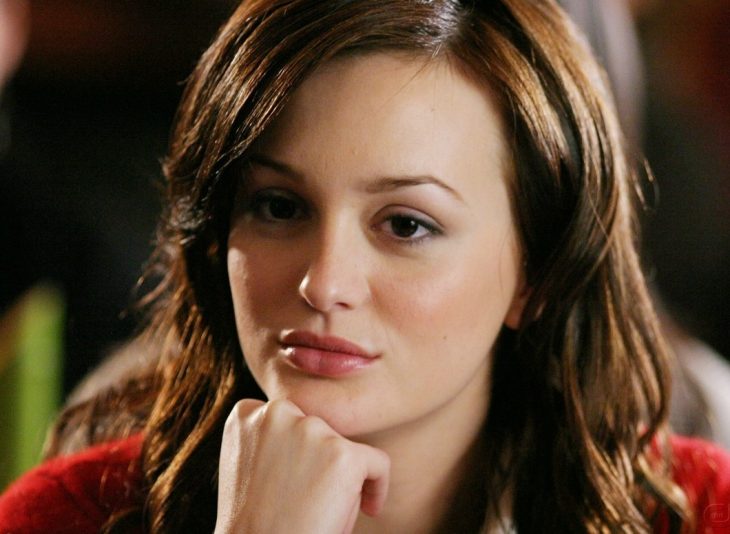 Blair de la serie gossip girls enojada 