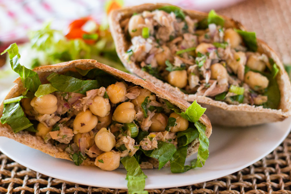 atún con garbanzos