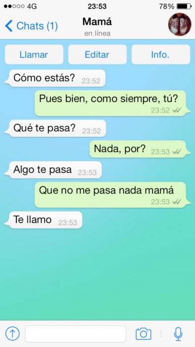 mensajes de texto de mamá