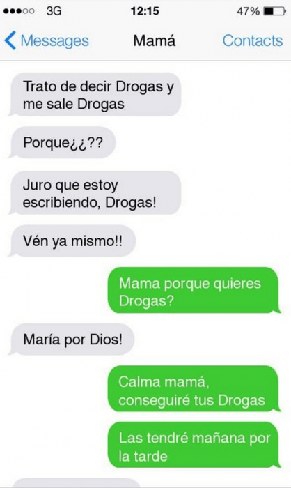 mensajes de texto de mamá