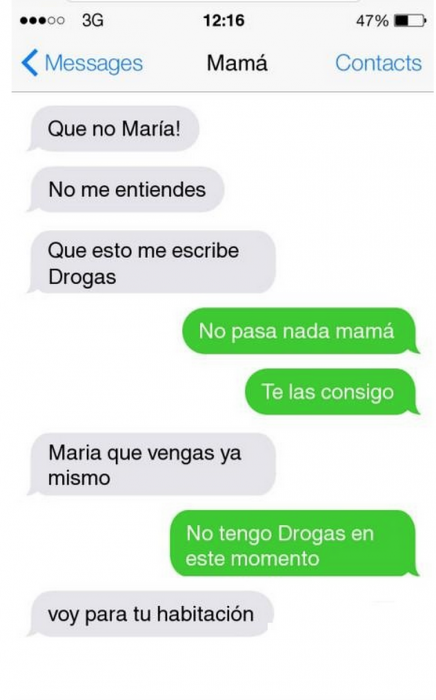 mensajes de texto de mamá