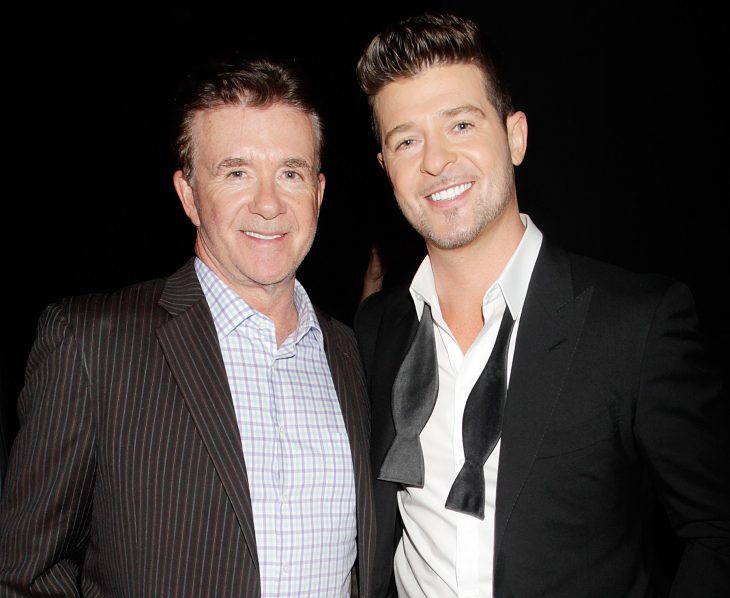 Alan y Robin Thicke 