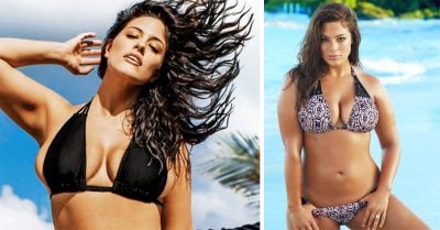 Ashley Graham: La modelo talla extra que hizo historia posando en la revista Sport Illustrated