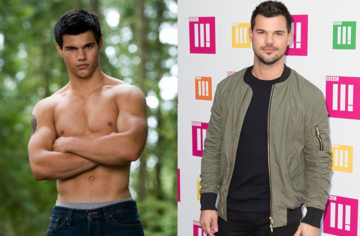 Taylor lautner antes y después en crepúsculo 