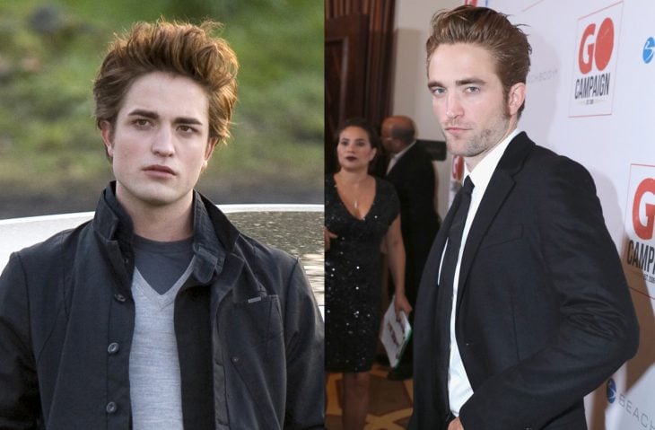 Robert Pattinson antes y después en crepúsculo 