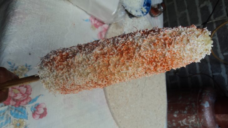 Elote en palo 