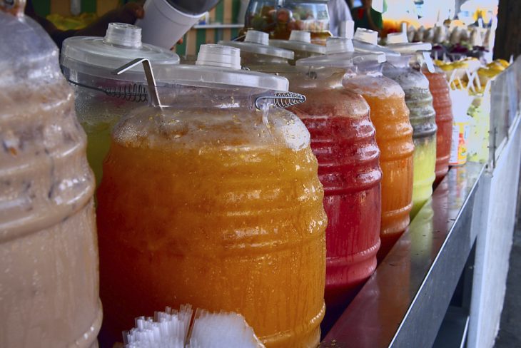 Agua fresca de sabores 