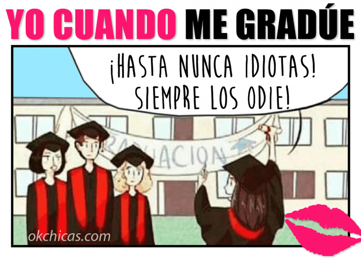 Meme okchicas día de la graduación