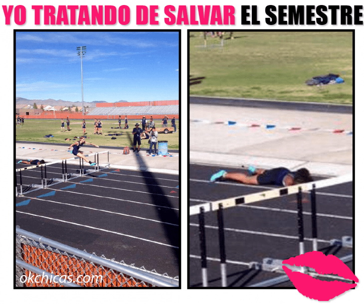 Meme okchicas tratando de salvar el semestre 