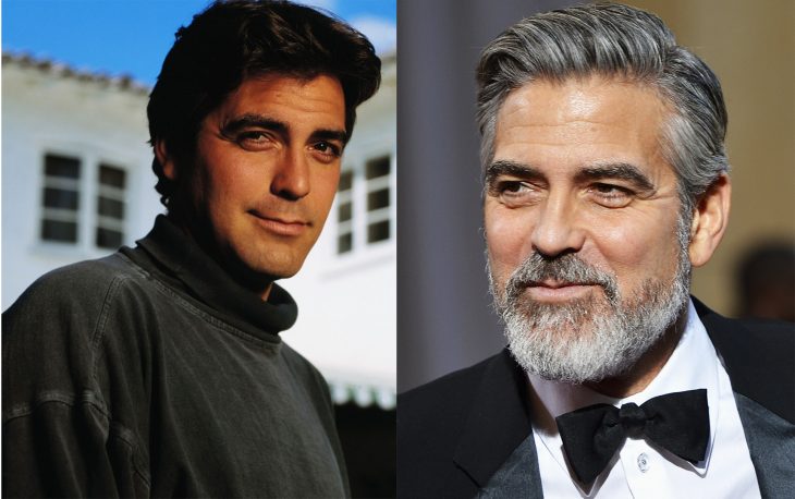 George Clooney antes y después
