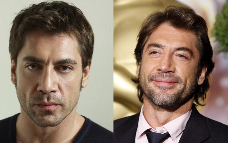 Javier Bardem antes y después