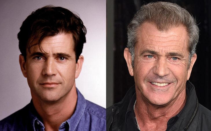 Mel Gibson antes y después