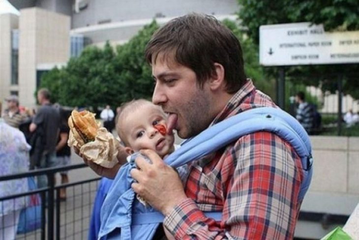 fotografías padre e hijos