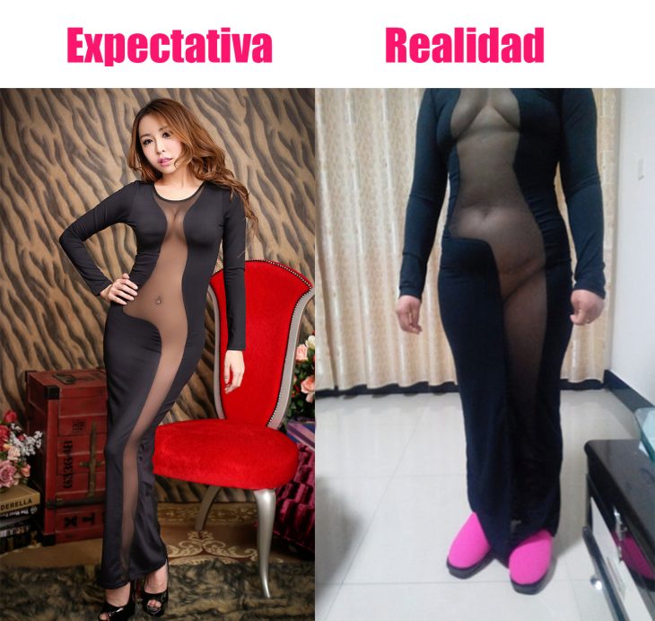 Expectativa vs. realidad cuando pides cosas en línea 