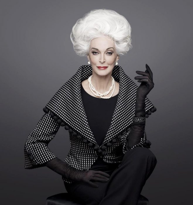 Carmen Dell'Orefice Modelo de 84 años 