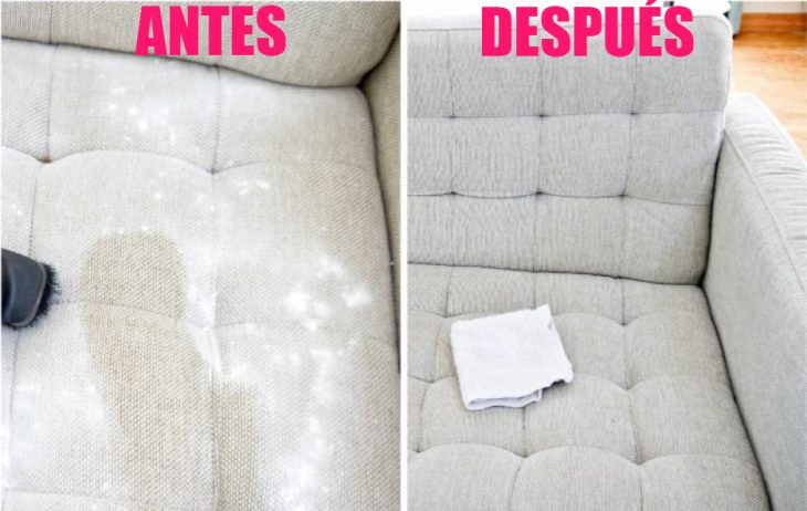 Como eliminar las manchas de los sillones 