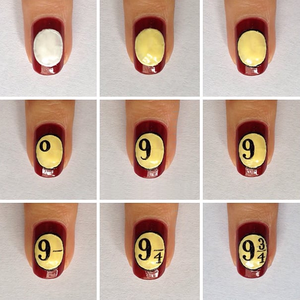 20 Diseños de uñas de Harry Potter que son pura magia 20 Diseños de uñas de Harry Potter que son pura magia