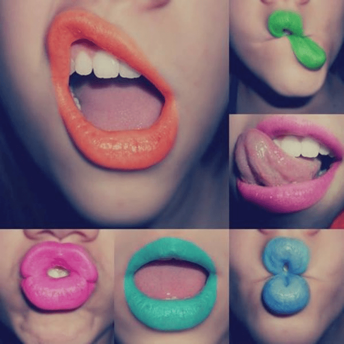 obsesiva del color labios de colores lipstick