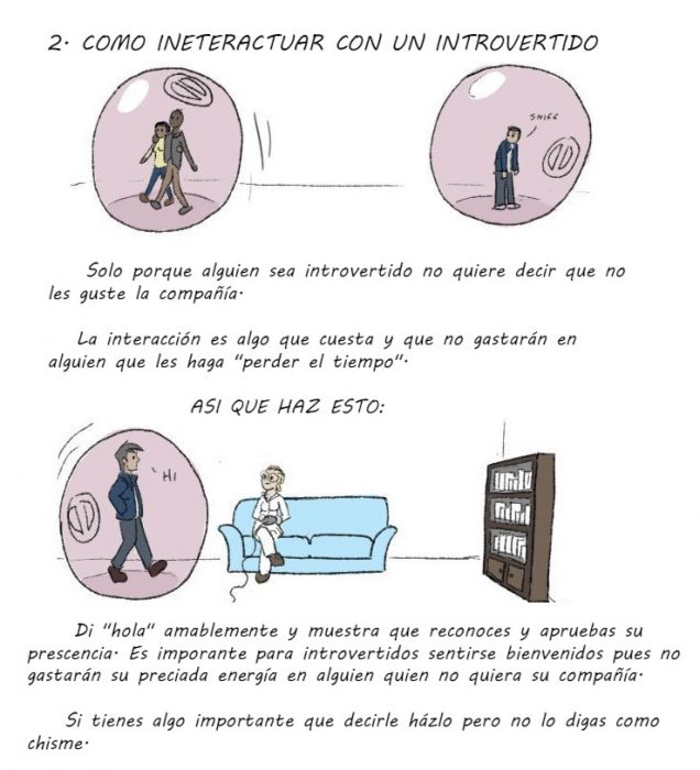 ilustracion guia para entender a los introvertidos parte 3 