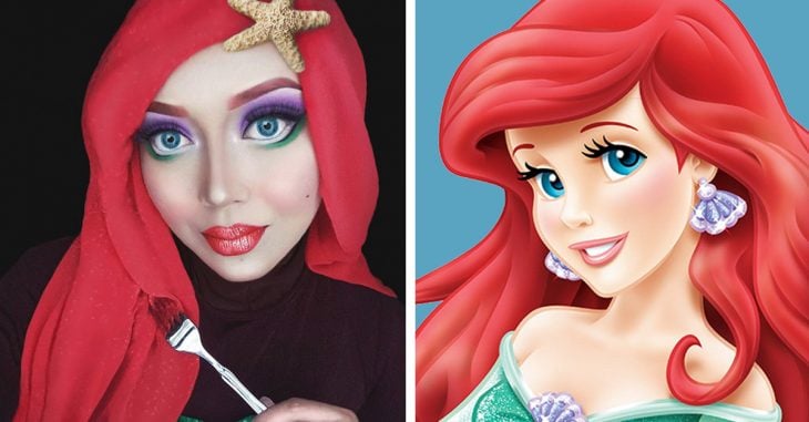 Esta mujer usa hijab para dar vida a las princesas de Disney