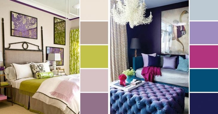 Paleta de colores para dormitorio