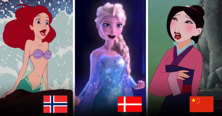 Princesas de Disney cantando en su lengua nativa