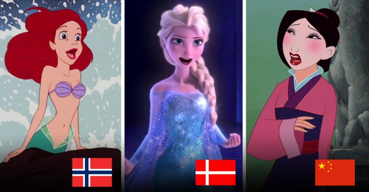 Princesas de Disney cantando en su lengua nativa