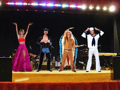 guerra photoshop taylor swift baile ymca