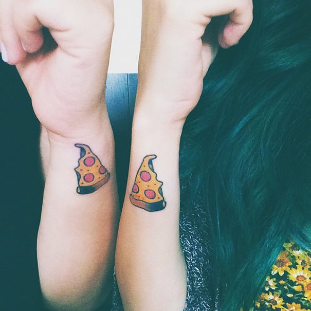 tatuajes hermanas pizza