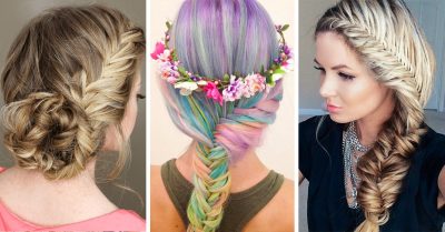 20 Hermosas ideas para hacerte una trenza ‘cola de pez’ que te encantarán
