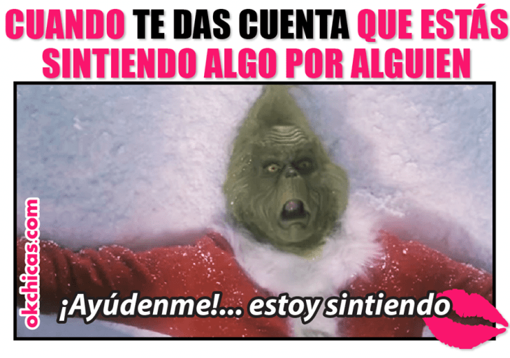 Meme okchicas cuando te das cuenta de que estás sintiendo algo por alguien 