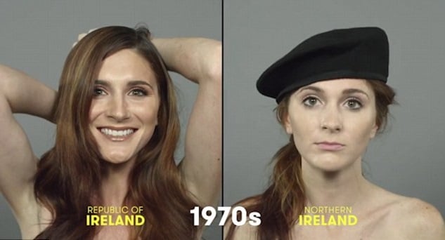 100 años de belleza Irlanda 1970